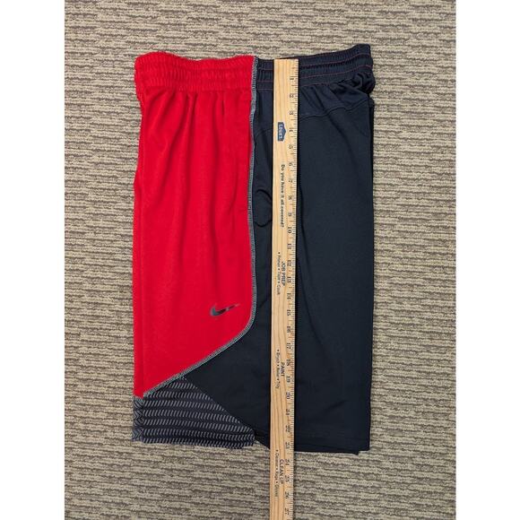 Nike LeBron James Dri-FIT Basketball Shorts Men’s Large Black Red Athletic - Picture 4 of 8